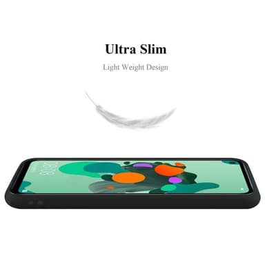 Deksel Huawei MATE 30 LITE Silikon cover (svart)