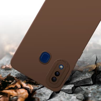 Samsung Galaxy A20 / A30 / M10s Deksel case (brun)