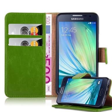Samsung Galaxy A3 2015 lommebokdeksel etui (grønn)