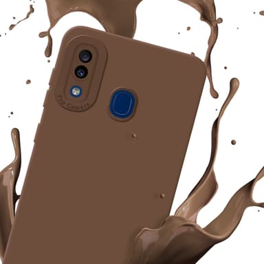 Samsung Galaxy A20 / A30 / M10s Deksel case (brun)