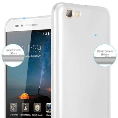 Deksel ZTE Blade A612 Case Cover (sølv)