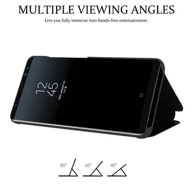 Samsung Galaxy NOTE 8 lommebokdeksel etui (svart)