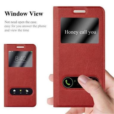 Samsung Galaxy A5 2015 lommebokdeksel cover (rød)