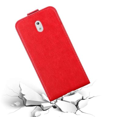 Nokia 3 2017 deksel flip cover (rød)