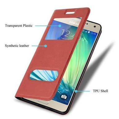 Samsung Galaxy A5 2015 lommebokdeksel cover (rød)