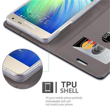 Samsung Galaxy A5 2015 lommebokdeksel etui (blå)