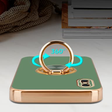 iPhone XS MAX silikondeksel case (grønn)