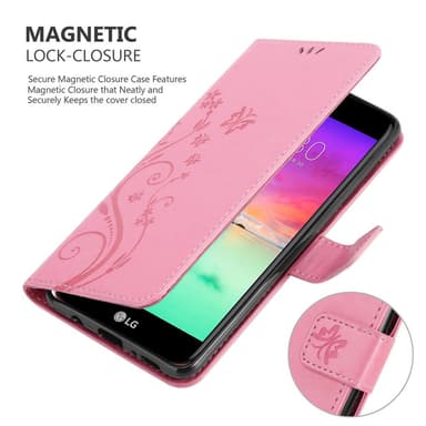 LG K10 2018 / K11 / K11 PLUS lommebokdeksel Blomster