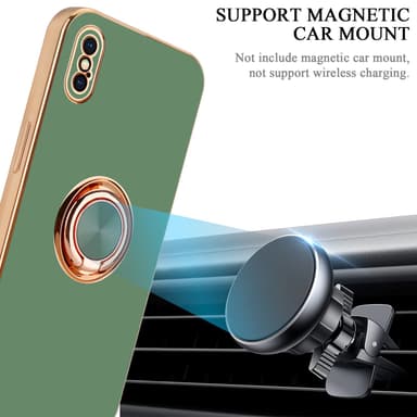 iPhone XS MAX silikondeksel case (grønn)