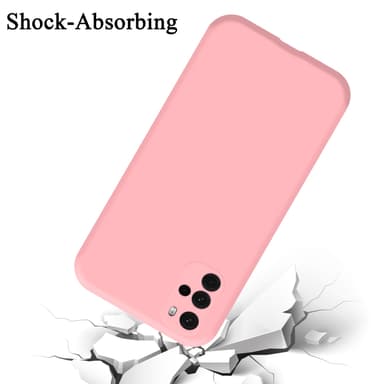 Motorola MOTO G22 silikondeksel case (rosa)