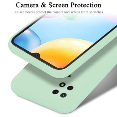 Xiaomi RedMi 10C / POCO C40 silikondeksel case (grønn)