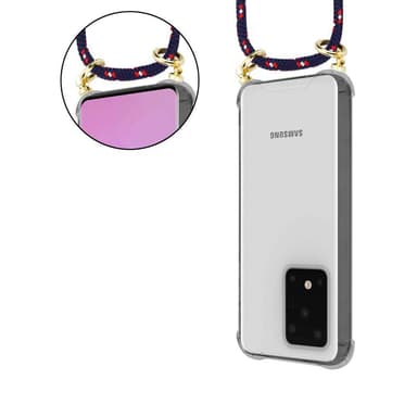 Samsung Galaxy S20 ULTRA Deksel med Halskjede (blå)