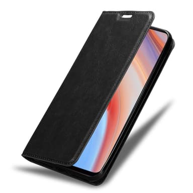 Oppo Reno4 lommebokdeksel case (svart)