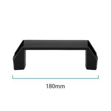 Bærehåndtak Håndtak Plasthåndtak Svart (180 mm)