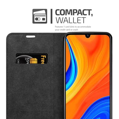 Huawei Y6S lommebokdeksel case (svart)
