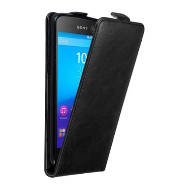 Sony Xperia M5 deksel flip cover (svart)