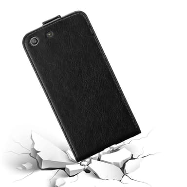 Sony Xperia M5 deksel flip cover (svart)