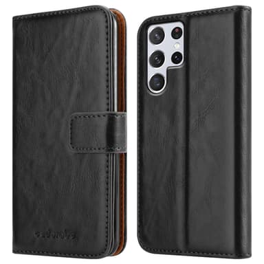 Samsung Galaxy S22 ULTRA lommebokdeksel etui (svart)