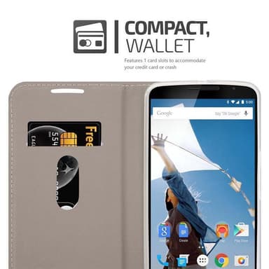 Motorola Google NEXUS 6 lommebokdeksel etui (blå)