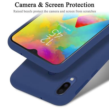 Samsung Galaxy M20 silikondeksel case (blå)