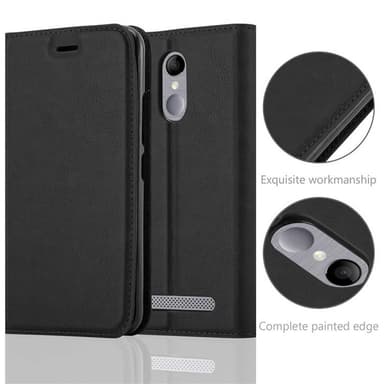 lommebokdeksel ZTE Blade A602 case (svart)