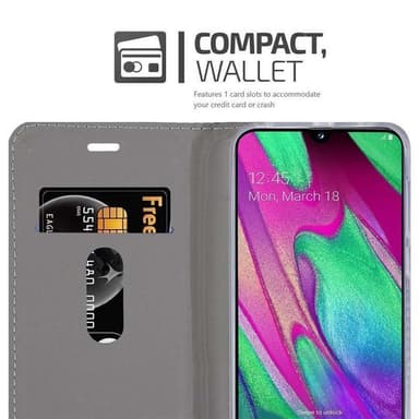 Samsung Galaxy A40 lommebokdeksel etui (blå)