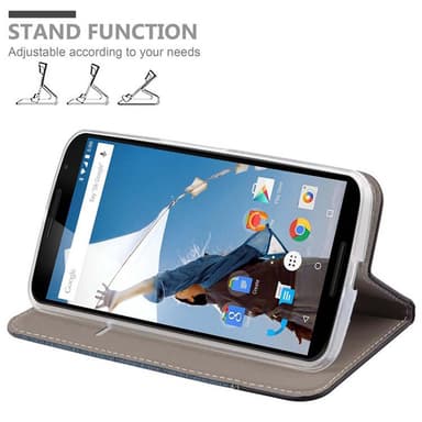 Motorola Google NEXUS 6 lommebokdeksel etui (blå)