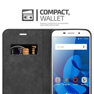 lommebokdeksel ZTE Blade A602 case (svart)