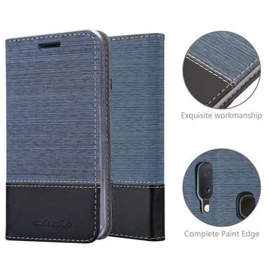 Samsung Galaxy A40 lommebokdeksel etui (blå)