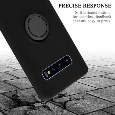 Deksel Samsung Galaxy S10 4G Ring Case (svart)