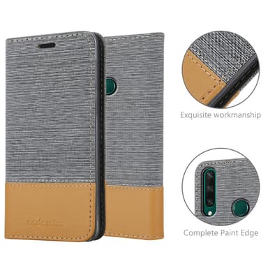 Huawei Y6P lommebokdeksel etui (grå)