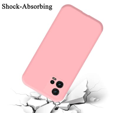 Motorola MOTO G72 silikondeksel case (rosa)
