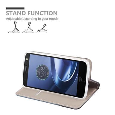 Motorola MOTO Z FORCE lommebokdeksel etui (blå)