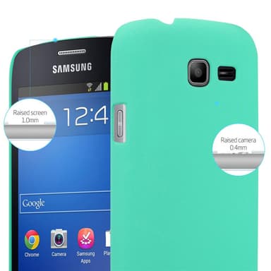 Samsung Galaxy TREND LITE Hardt Deksel Cover (grønn)