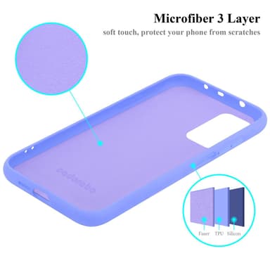 Xiaomi Mi 10T / Mi 10T PRO silikondeksel case (lilla)