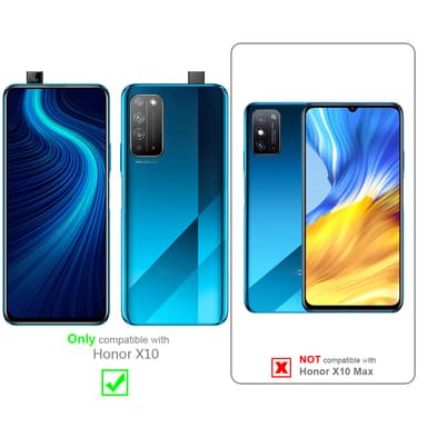 Deksel Honor X10 Silikon cover (rød)