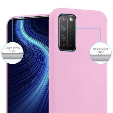 Deksel Honor X10 Silikon cover (rosa)