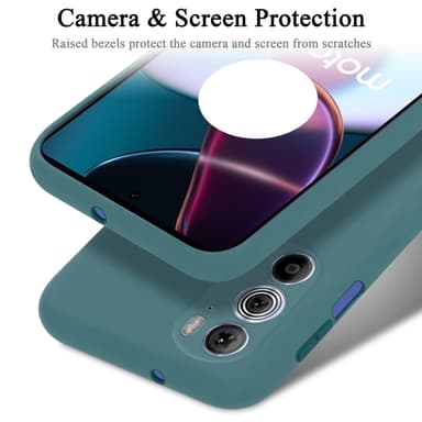 Motorola EDGE 30 PRO / EDGE+ silikondeksel case (grønn)