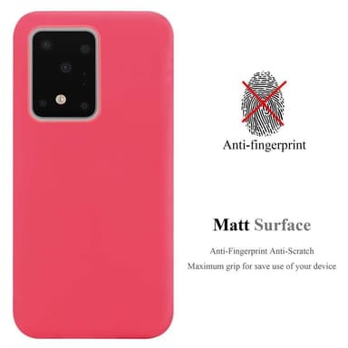Deksel Samsung Galaxy S20 ULTRA Silikon cover (rød)