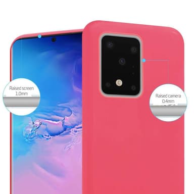 Deksel Samsung Galaxy S20 ULTRA Silikon cover (rød)