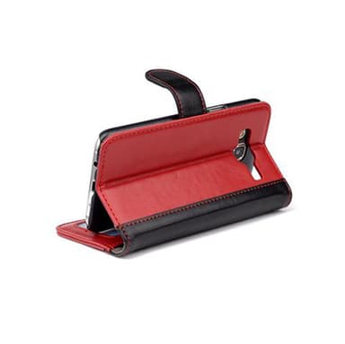 Samsung Galaxy J5 2015 lommebokdeksel cover (rød)
