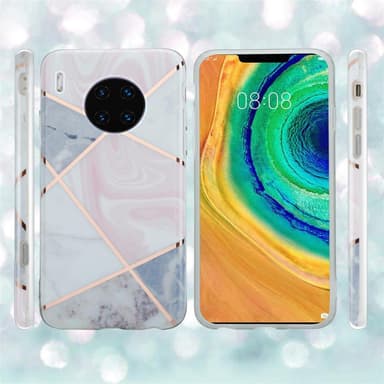 Huawei MATE 30 PRO lommebokdeksel etui (rosa)