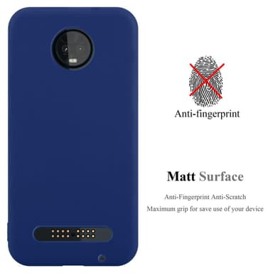 Deksel Motorola MOTO Z3 PLAY Silikon cover (blå)