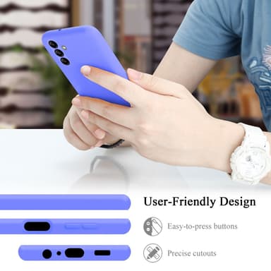 Samsung Galaxy A04s silikondeksel case (lilla)