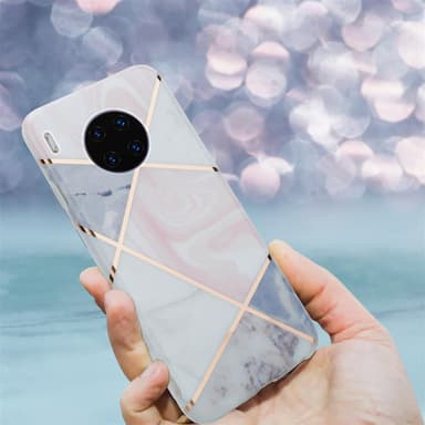 Huawei MATE 30 PRO lommebokdeksel etui (rosa)