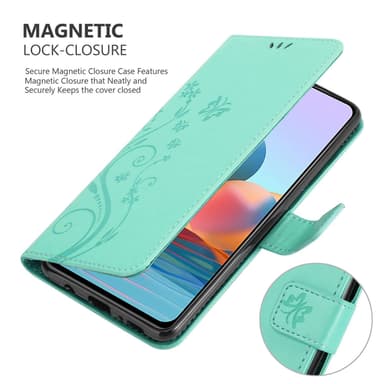 Xiaomi RedMi NOTE 10 PRO lommebokdeksel Blomster