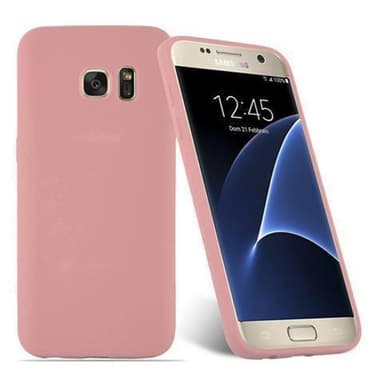 Deksel Samsung Galaxy S7 Silikon cover (rosa)