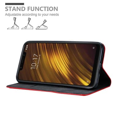 Xiaomi Pocophone F1 lommebokdeksel case (rød)