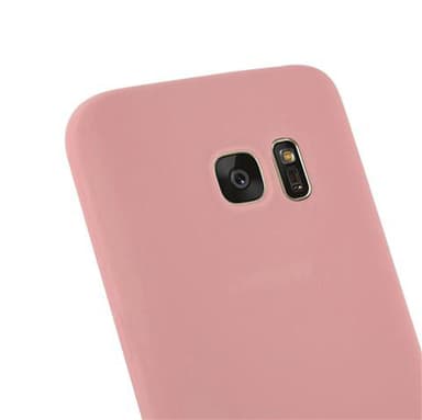 Deksel Samsung Galaxy S7 Silikon cover (rosa)