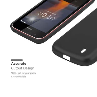 Deksel Nokia 1 2018 Case Cover (svart)